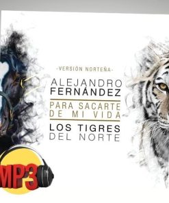PARA SACARTE DE MI VIDA Pista sin voz del tema en formato Audio MP3 de la artista Alejandro Fernandez y Los Tigres del Norte