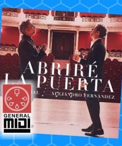 midi ABRIRÉ LA PUERTA con David Bisbal y Alejandro Fernández (con linea melodica)