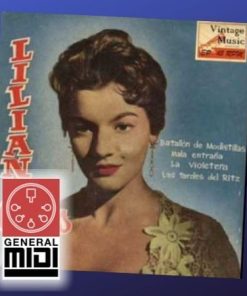 midi LA CHICA DEL 17 con Lillian de Celis de sus exitos (con linea melodica)