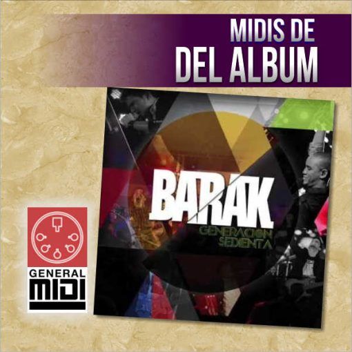 MIDI QUIERO QUEDARME CONTIGO un archivo MIDI de BARAK del album Generacion Sedienta con linea guia