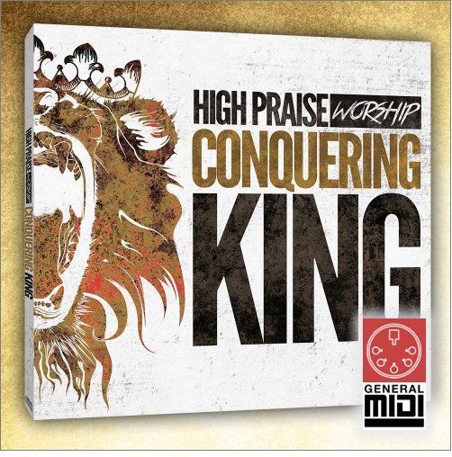 midi CONQUERING KING from High Praise Worship album Conquering King ( melodic line)