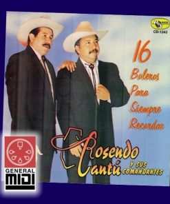 midi del tema TE LA VOY A RECORDAR con Rosendo Cantu de sus exitos (con linea melodica)