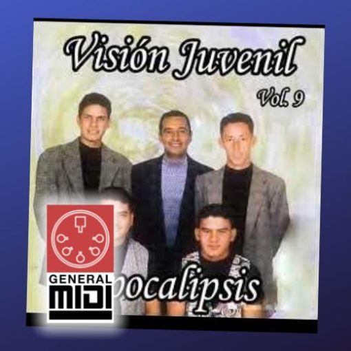 midi del tema EL SACRIFICIO version tropical por Vision Juvenil (con linea melodica)